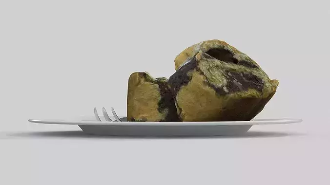 Poppy Cake  3D model 7