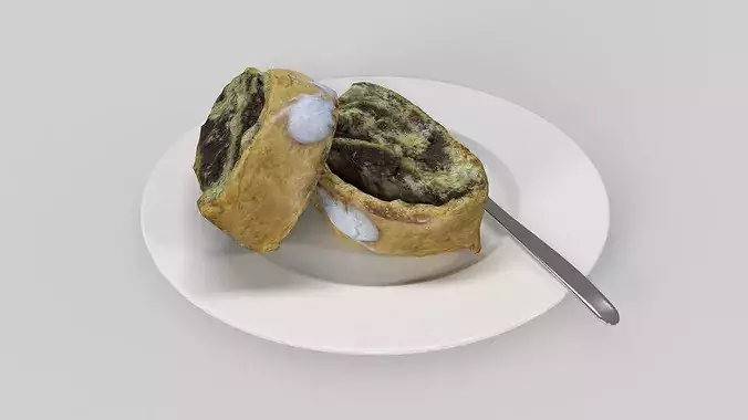 Poppy Cake  3D model 2