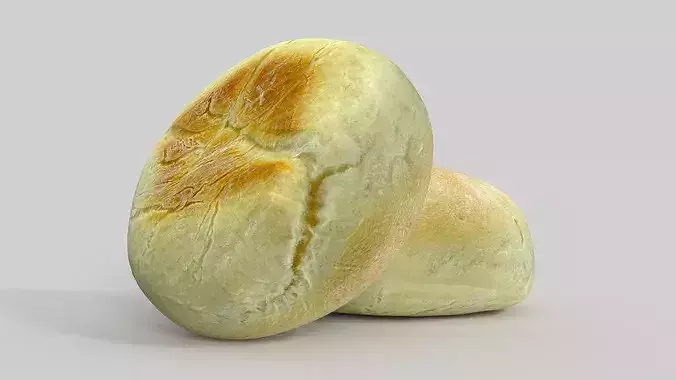 Bread Roll  3D model 4