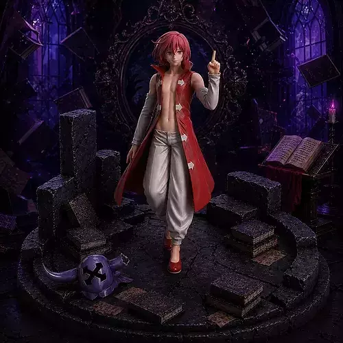 Arcane Mage Anime STL 3D Print Figure Magic Diorama