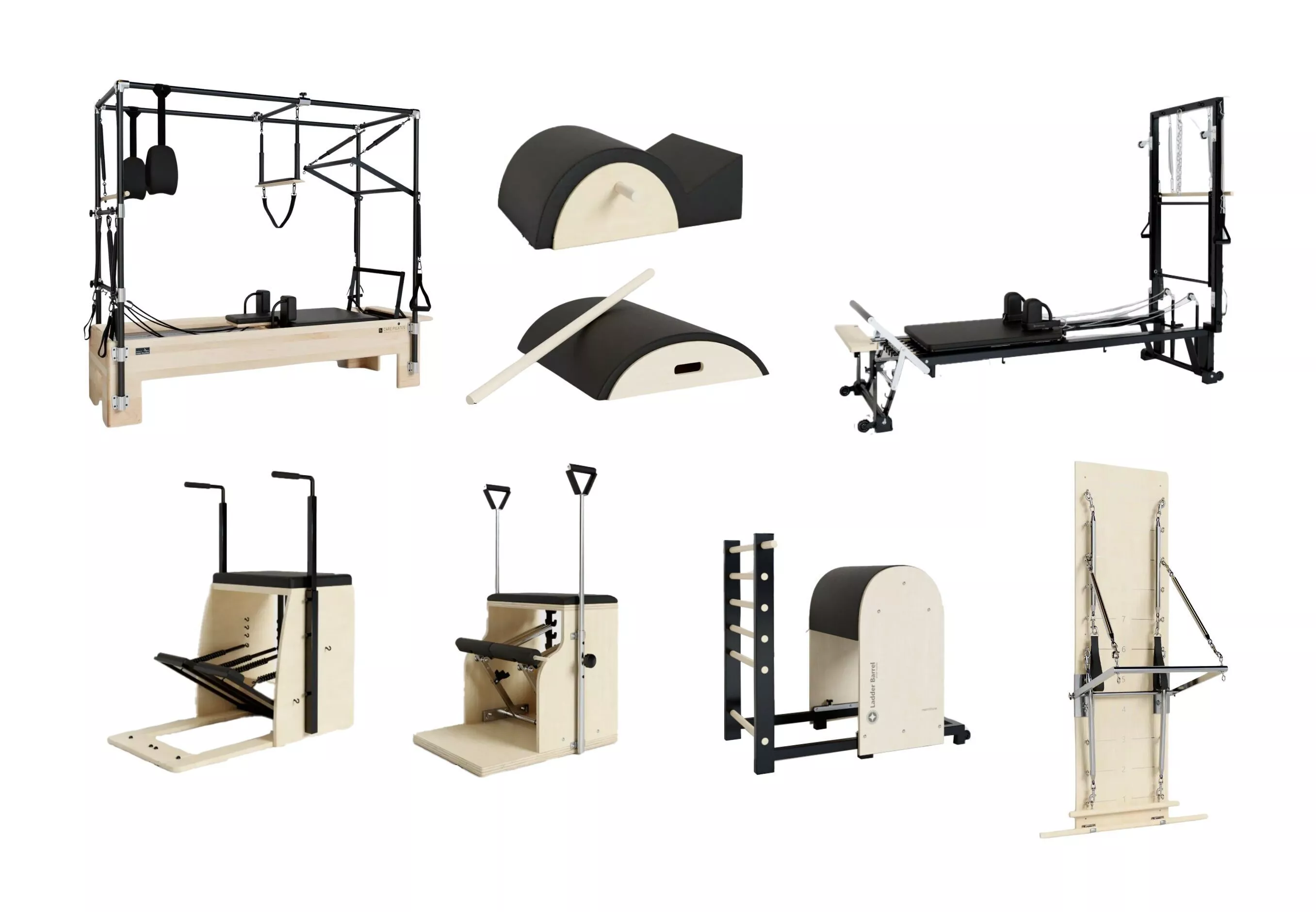 Pilates Equipment 3D Collection 3D model