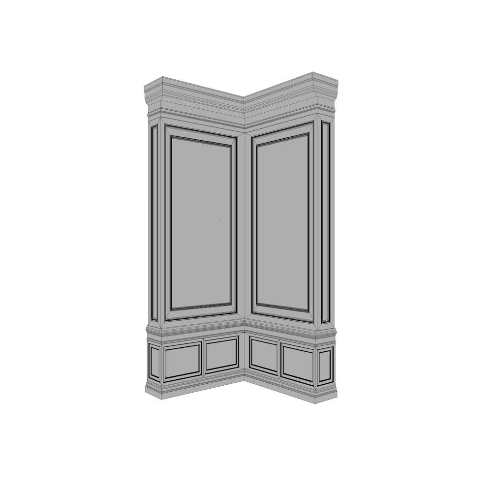 Ballroom Low-poly 3D model_18