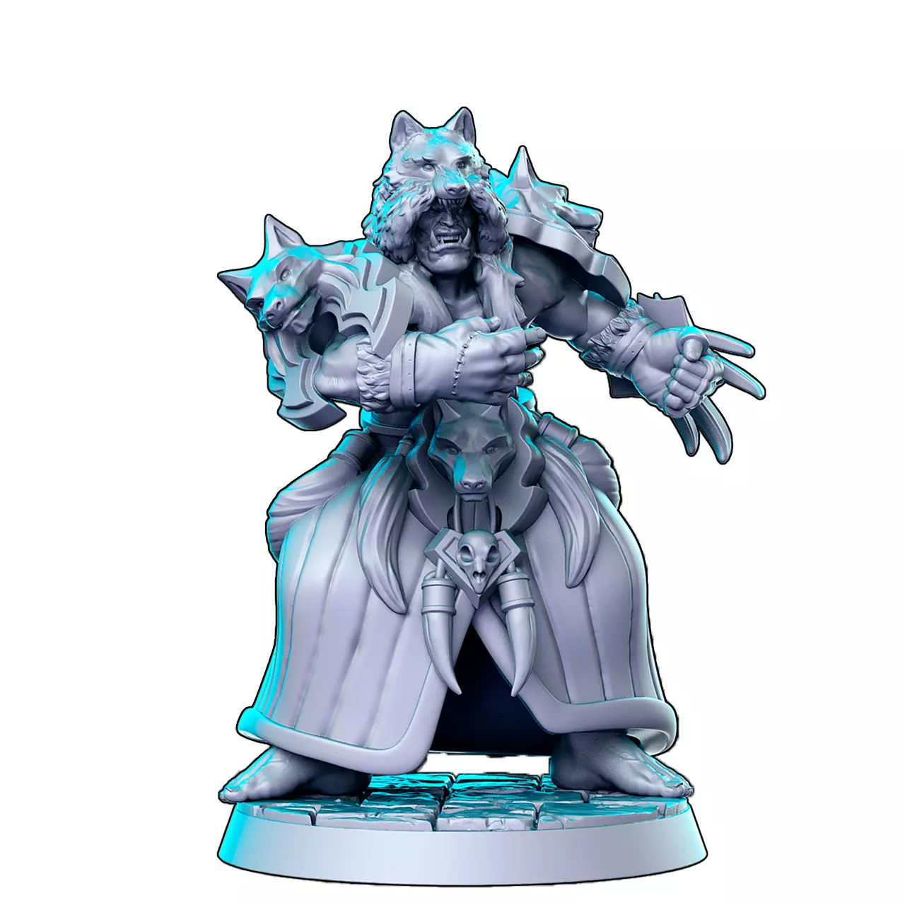 Rehgar 3D Print STL Miniature RPG 3D print model