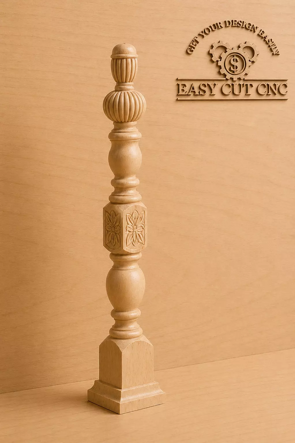 Classic Stair Spindle 3D Model 3D model