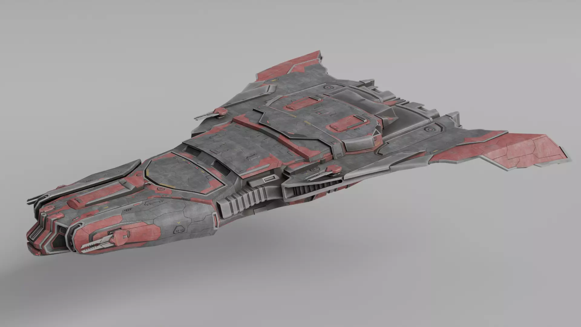 scifi spacescraft 3D model