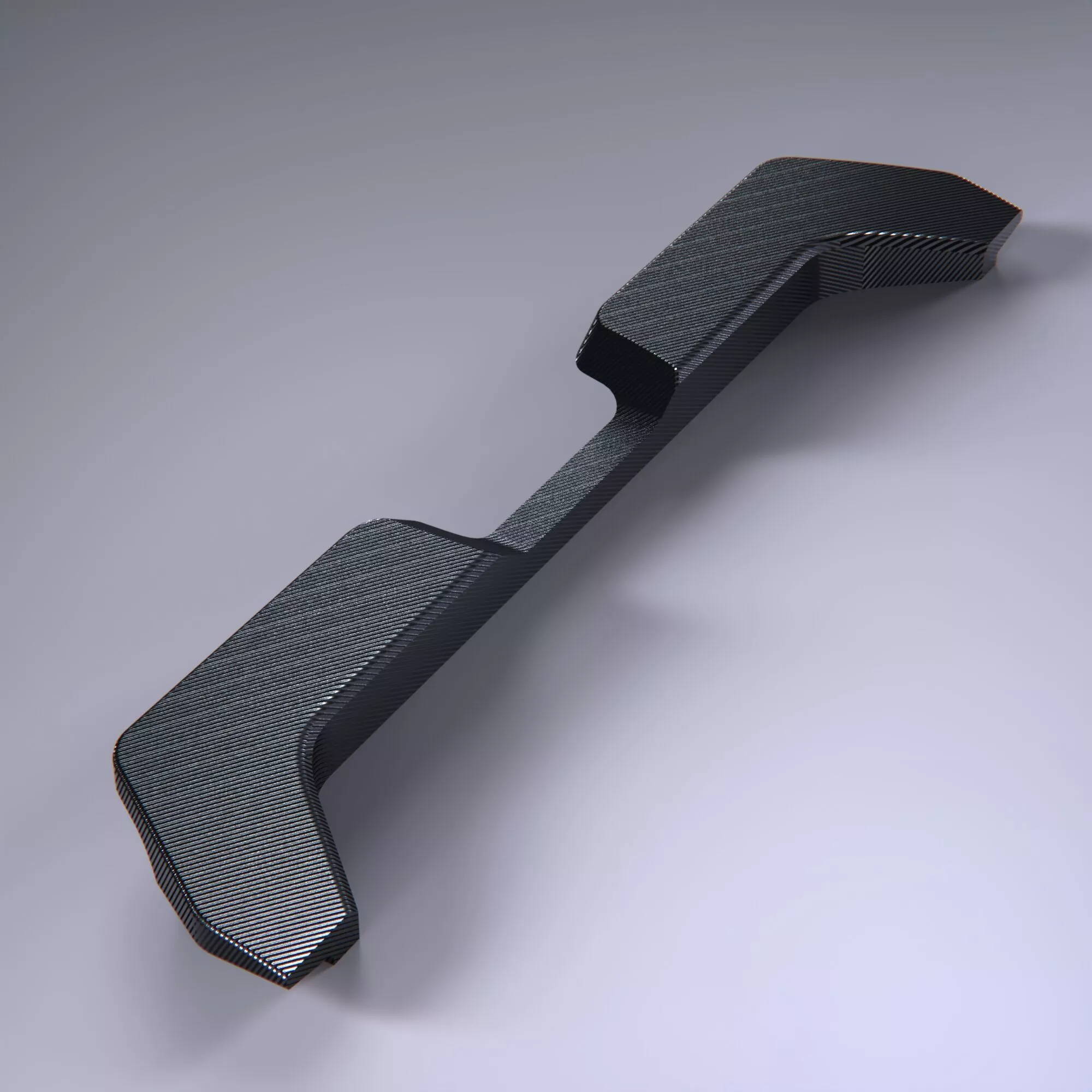Spoiler combo rear sedan 3D model