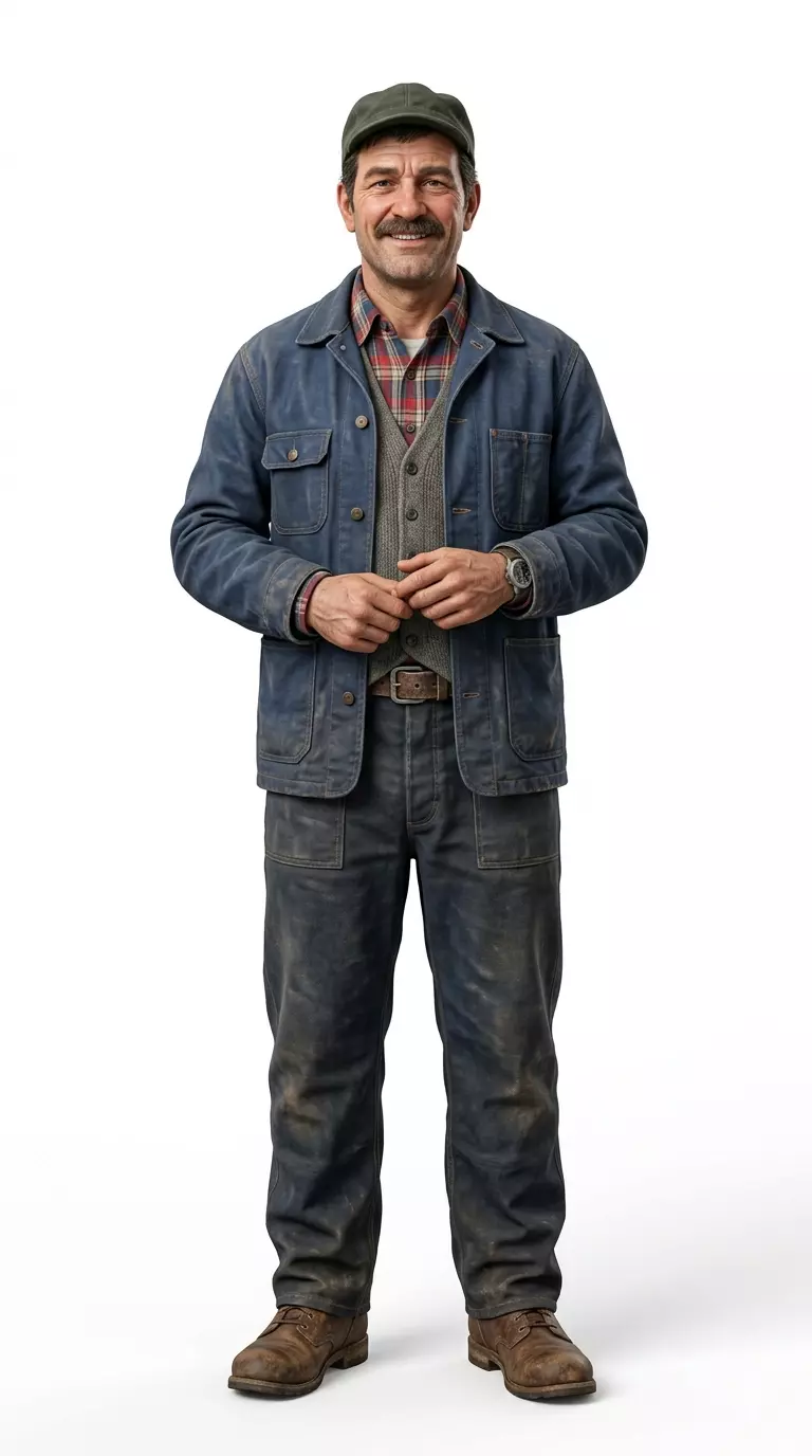 Factory Worker Labor Day 3D Model 3D print model
