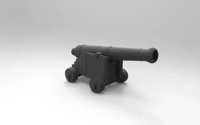 3D Printable Cannon 3D print model