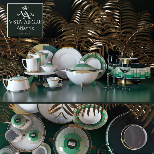 Cookware Set EMERALD factory Vista Alegre 3D model