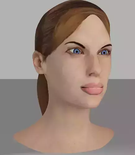 Detailed female head