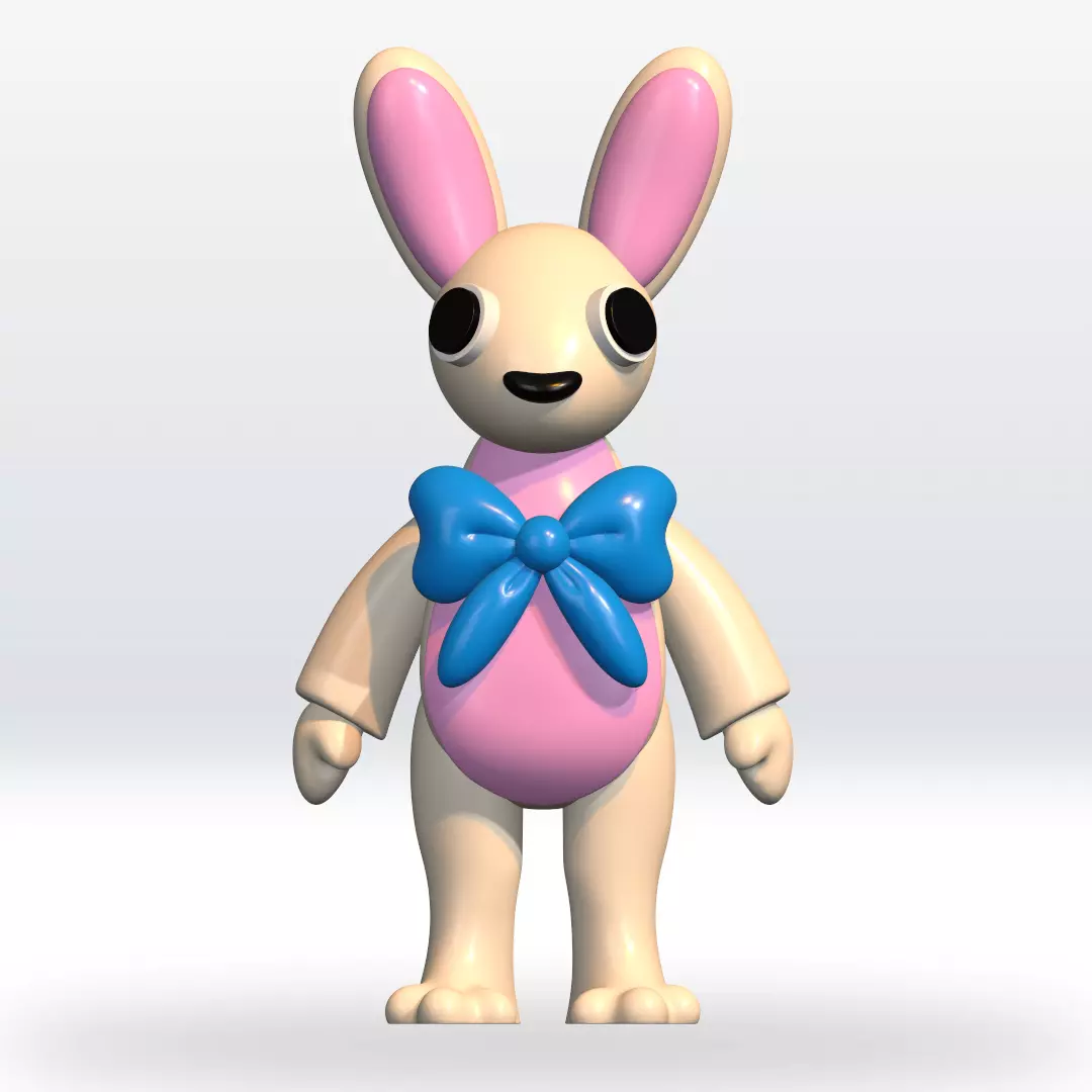 Easter Bunny 99 nights in the forest 3D Model STL 3mf 3D print model