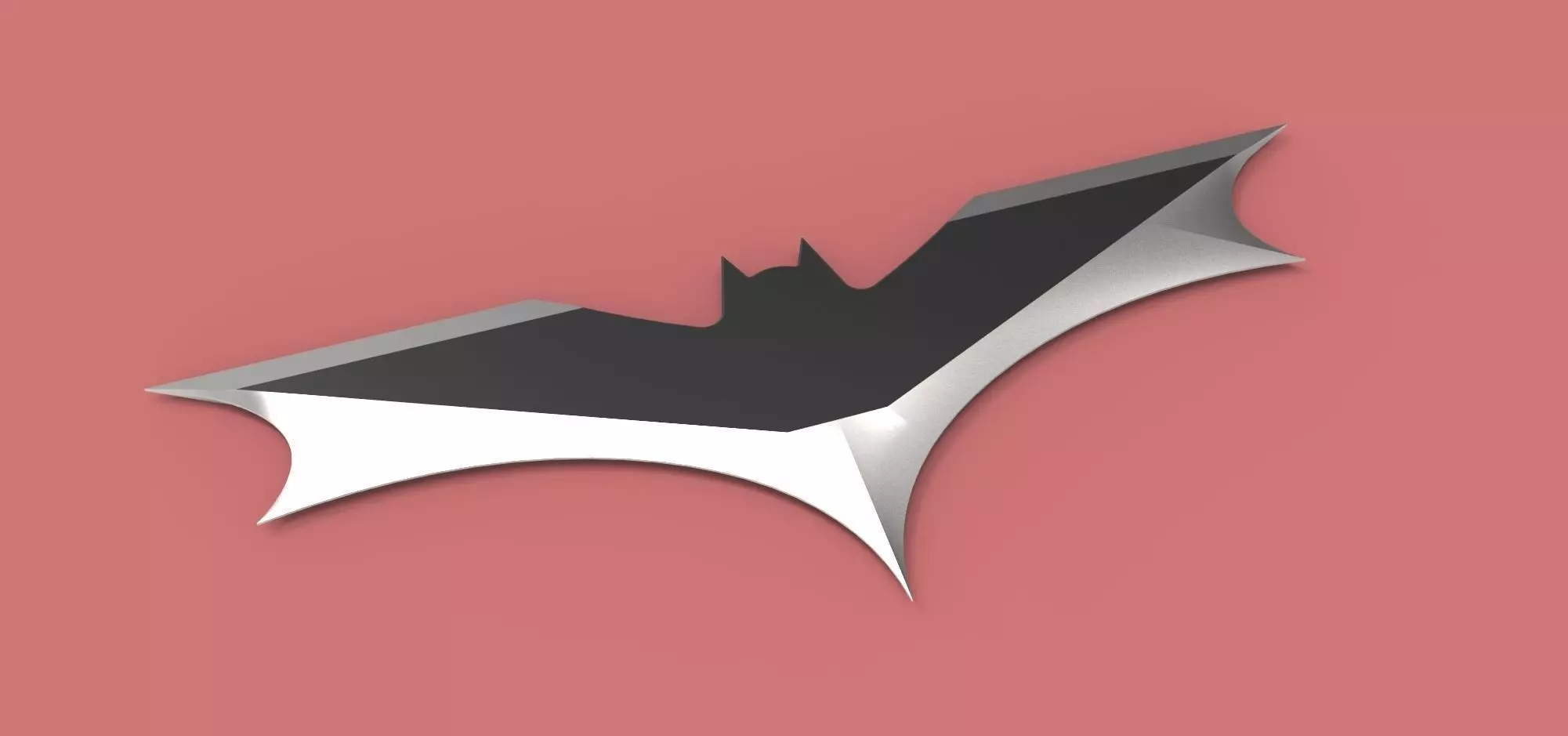 Bat Wing Throwing Blade 3D print model