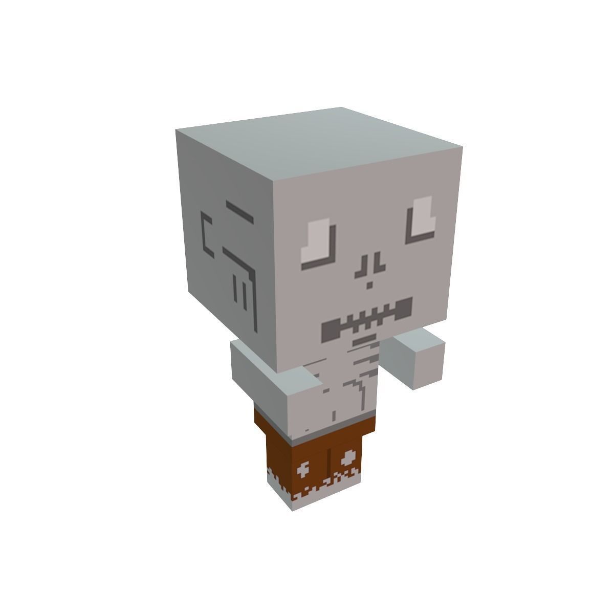 Block Zombies Game Ready Low-poly 3D model_18