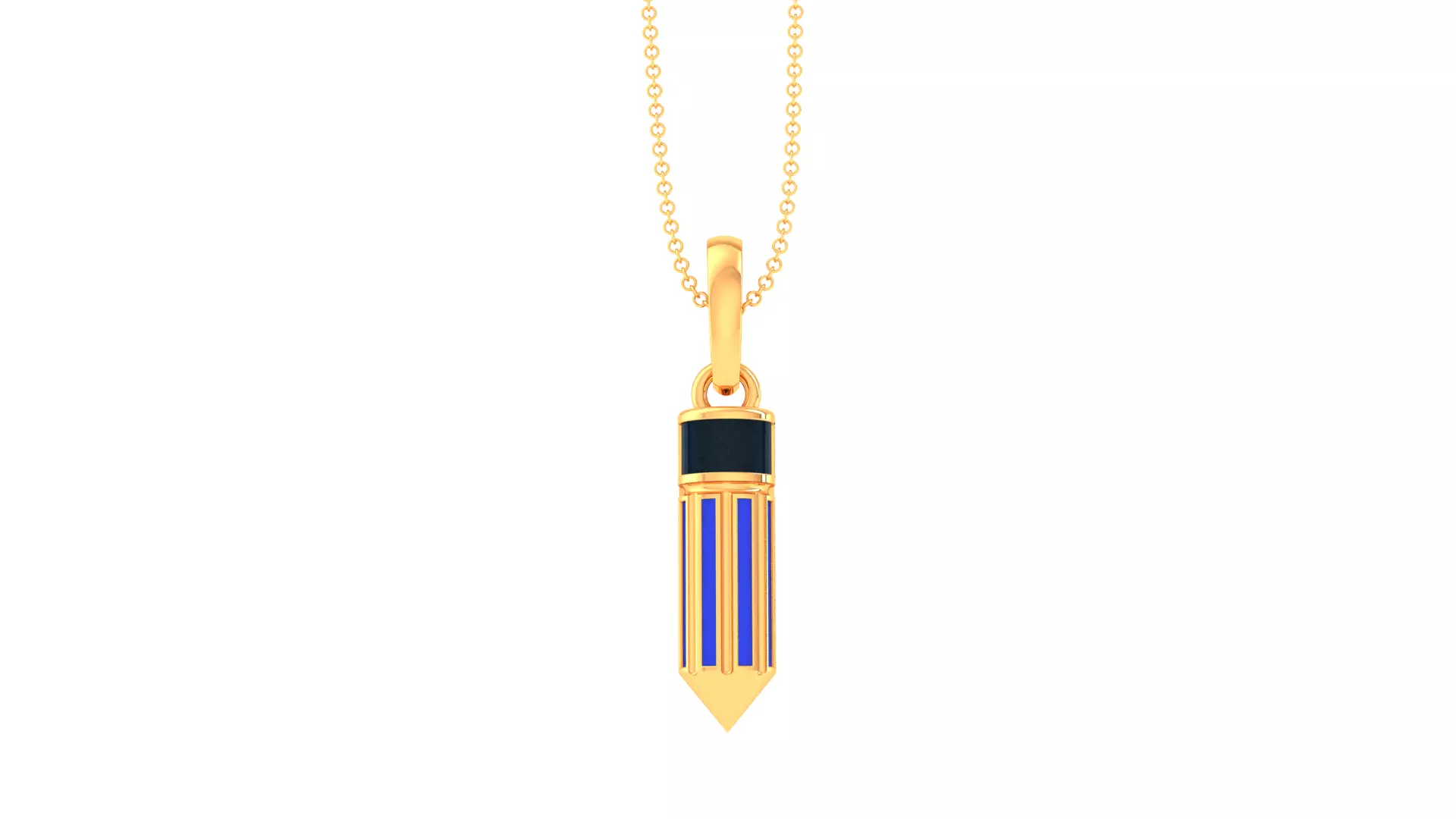 SILVER AND GOLD KIDS PENDANT 3D print model