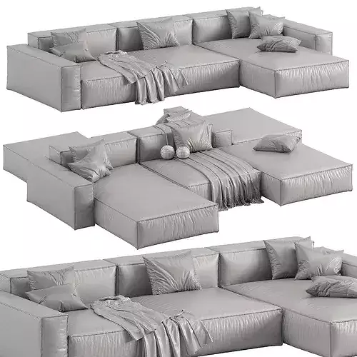 MODO Corner Sofa By Beds 3D model 7