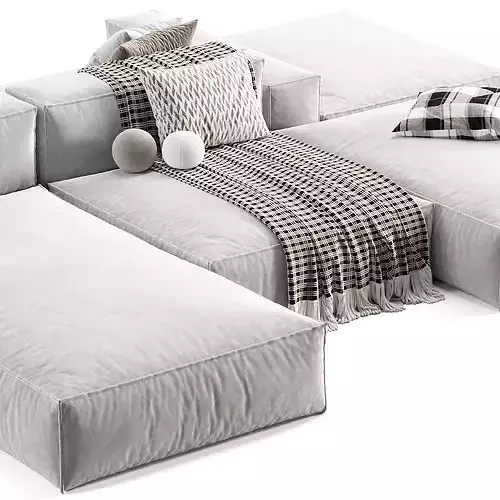 MODO Corner Sofa By Beds 3D model 4