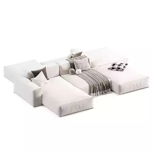 MODO Corner Sofa By Beds 3D model 2