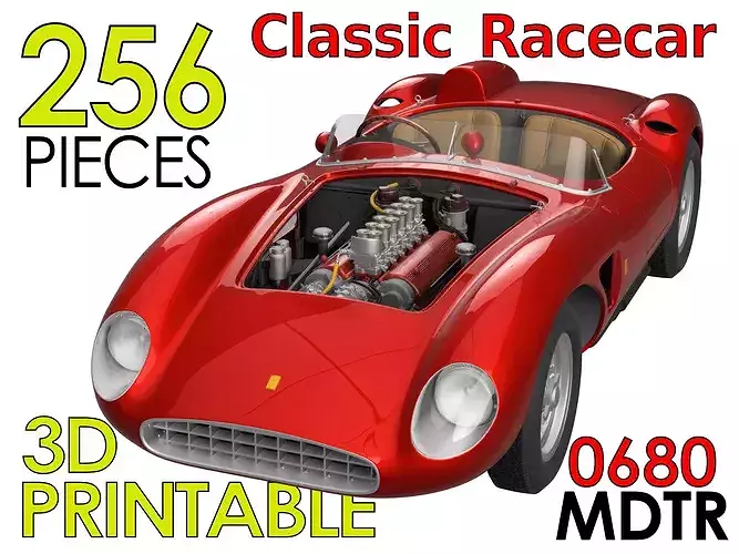 Scale Assembly Kit Classic Race Car 3