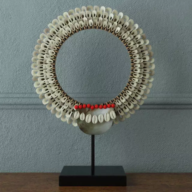 Decorative Tribal Necklace by ZARA HOME 3D model