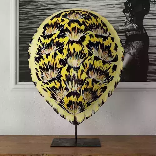 Faux Turtle Shell Sculpture