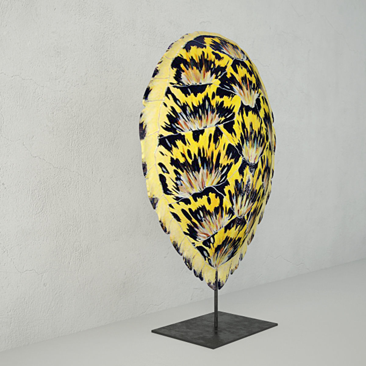 Faux Turtle Shell Sculpture 3D model_1