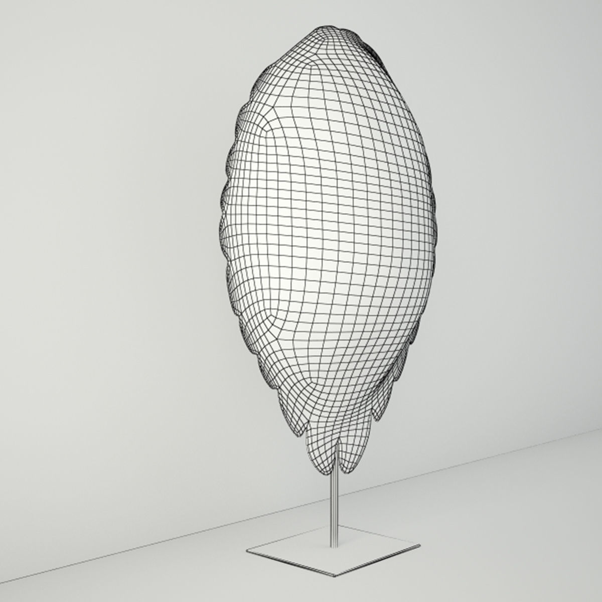 Faux Turtle Shell Sculpture 2 3D model_2