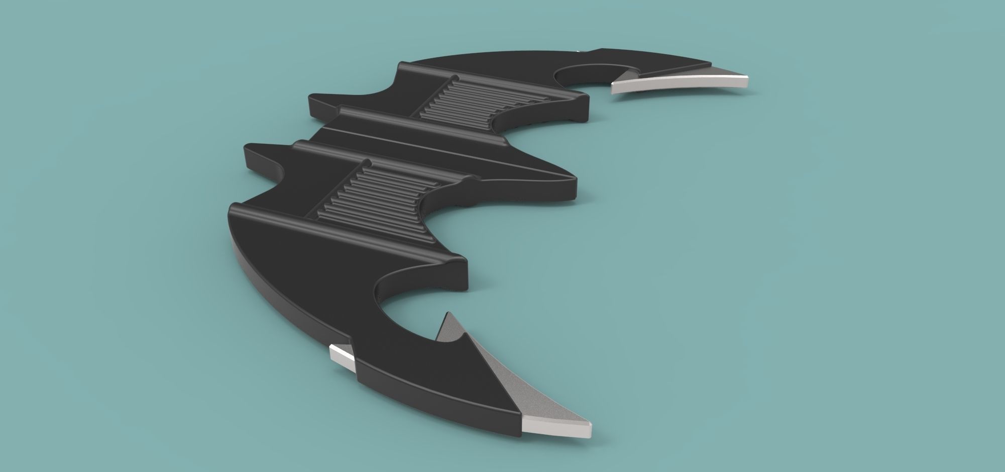 Batarang 1989 3D model_2