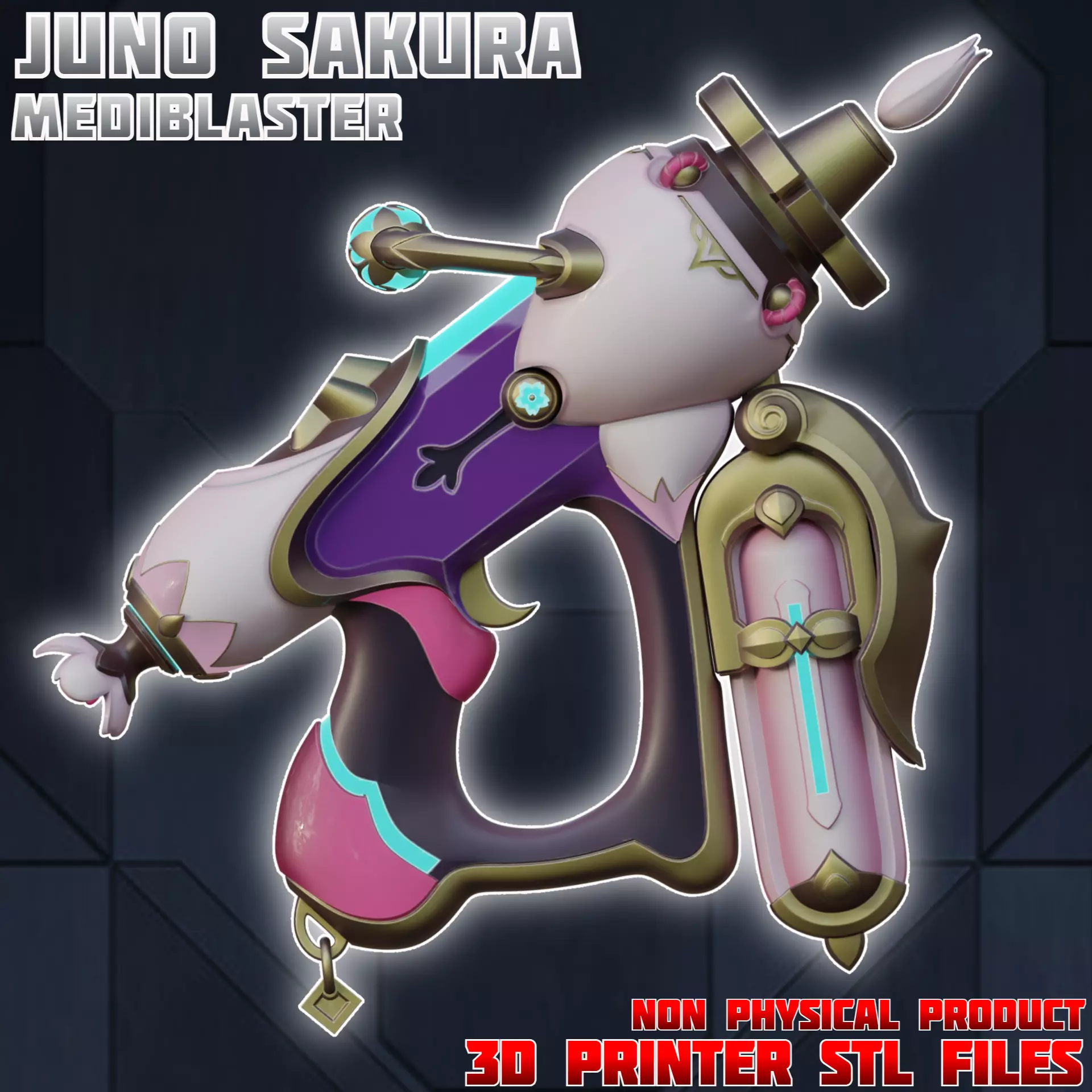 Sakura Juno MediBlaster Pistol Overwatch 3D print model