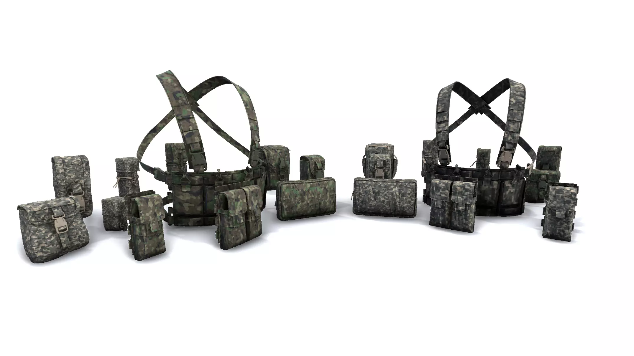 Military Pouch Pack Vol 3 3D model