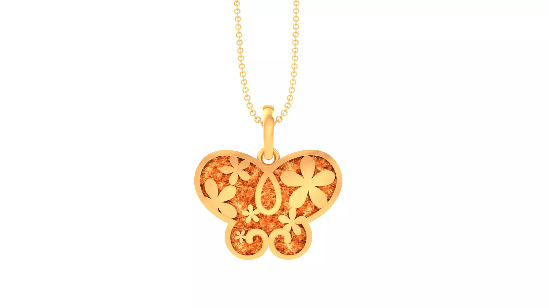 SILVER AND GOLD KIDS PENDANT 3D print model