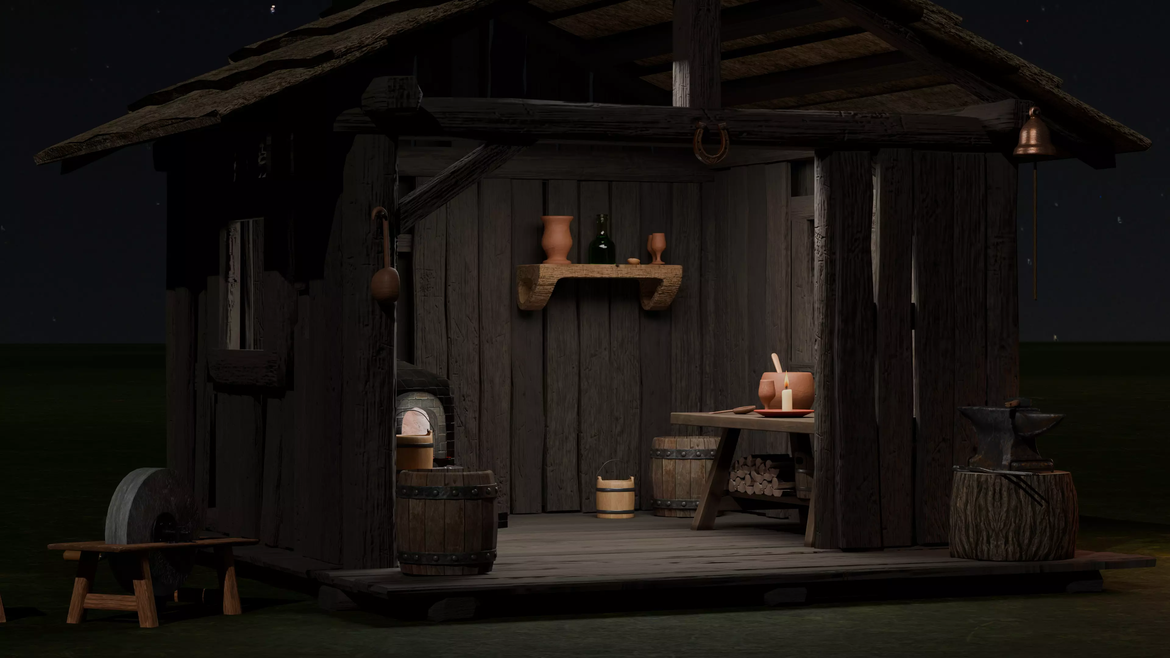 Viking forge 3D model