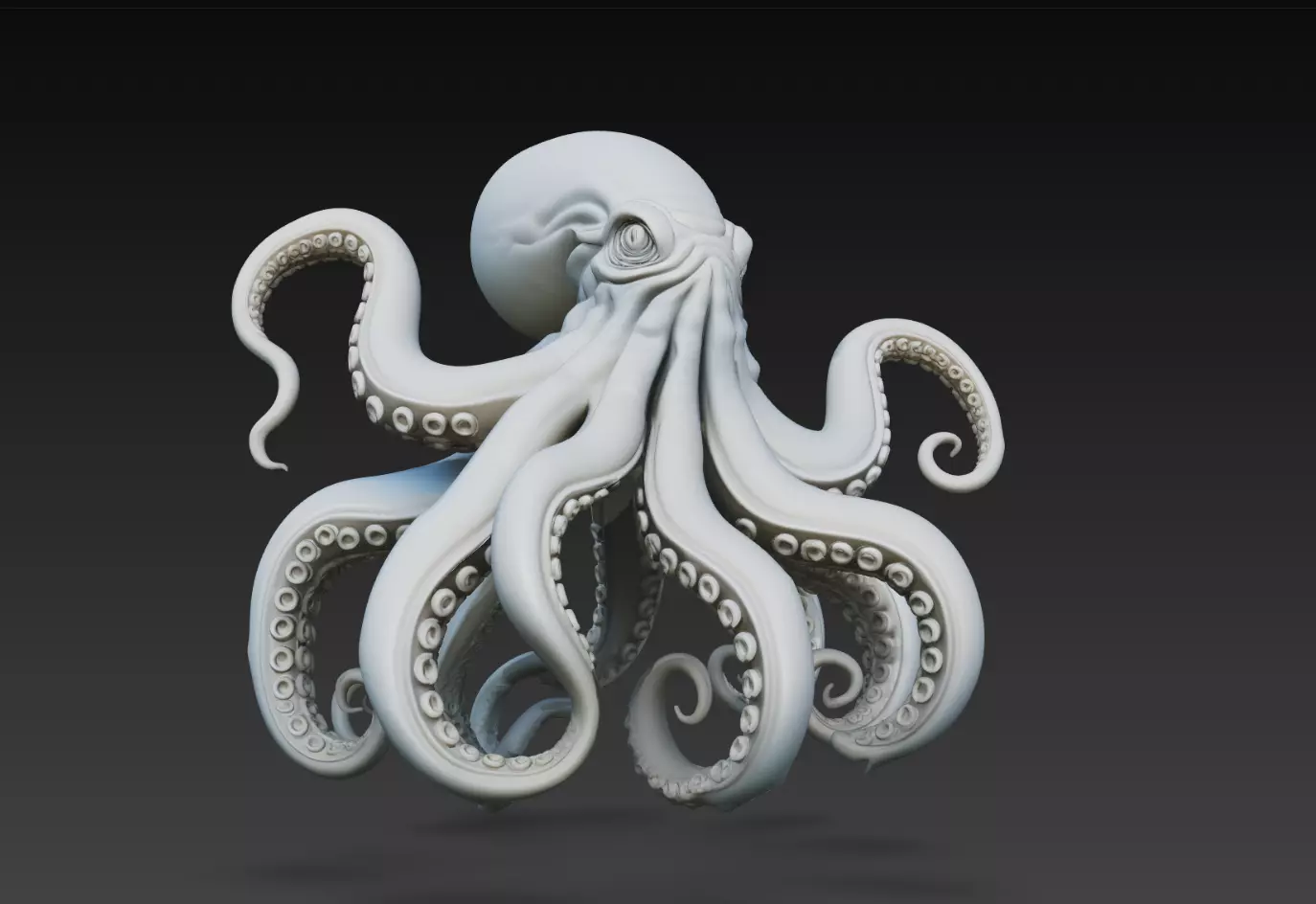Voidtide Tentacle Kraken Creature STL Print Model 3D print model