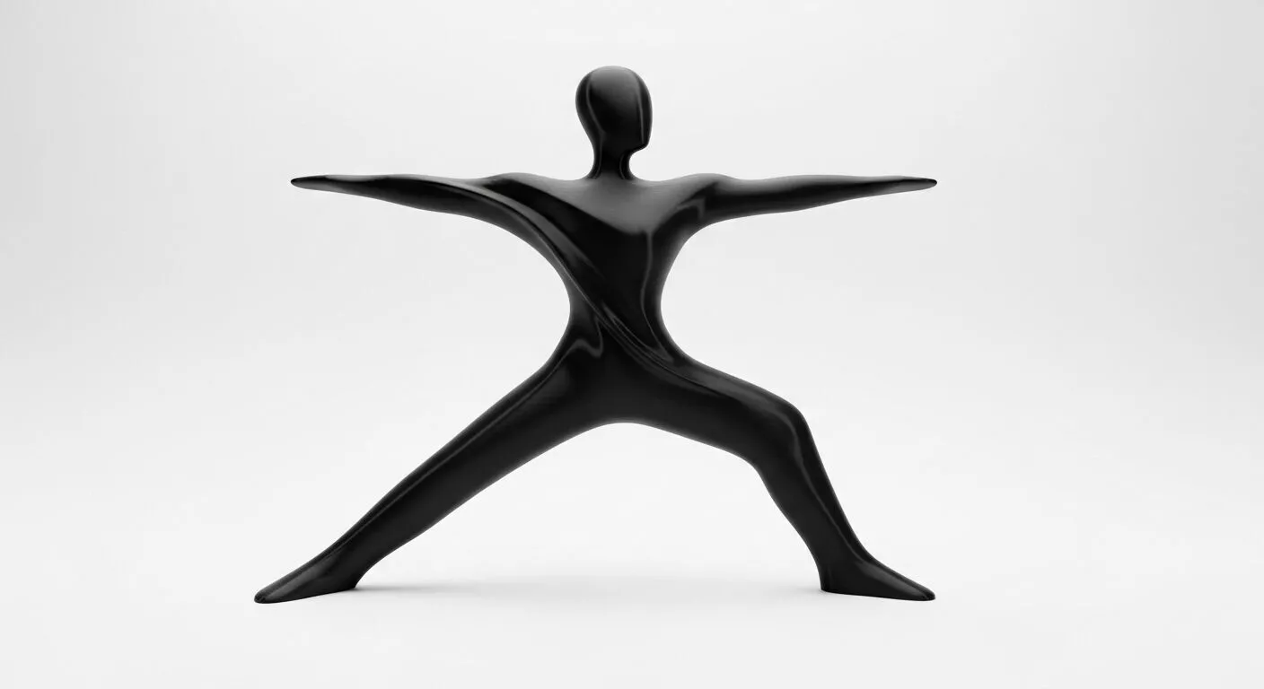 Yoga Pose Health Day Sculpture 3D print model