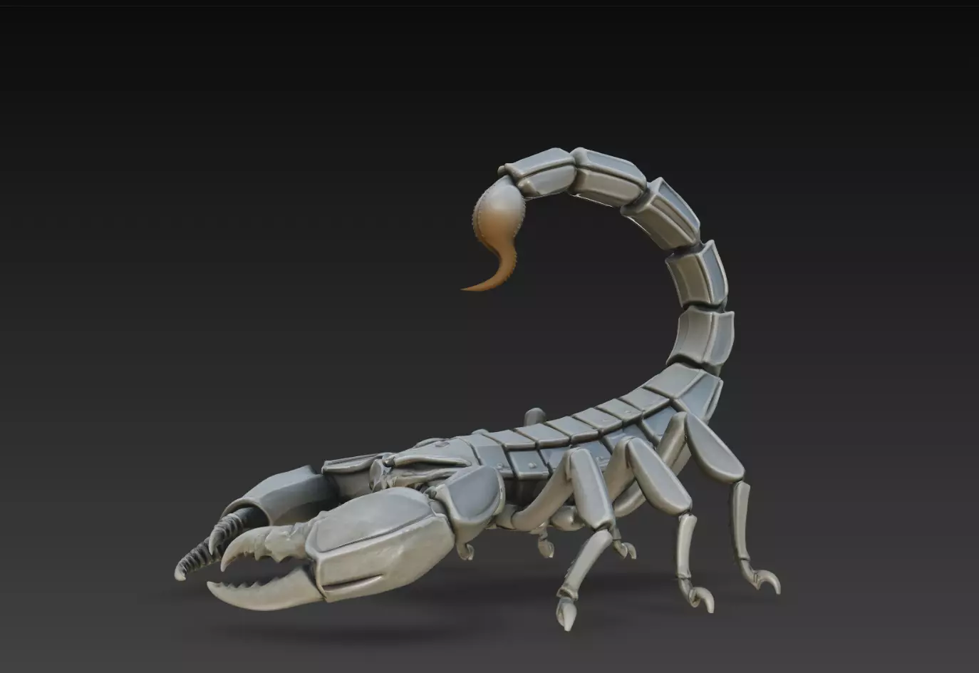 Sandhook Armored Scorpion Beast STL Print Model 3D print model