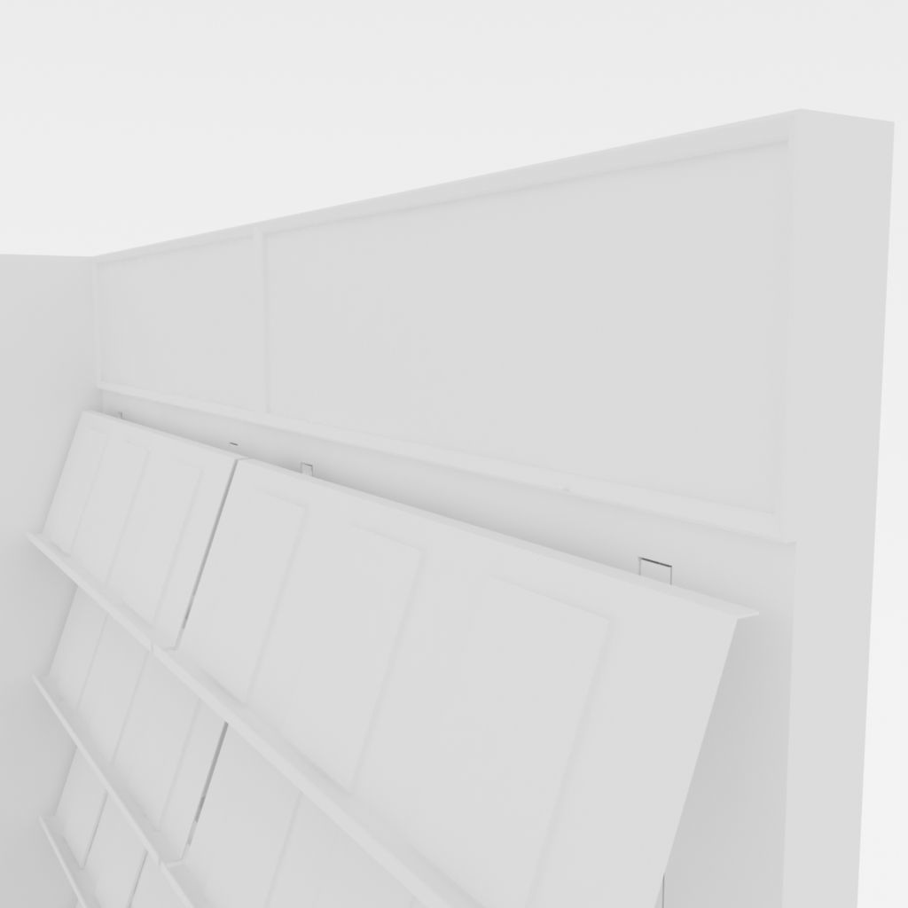 modular magazine shelf for book shop 3D model_17