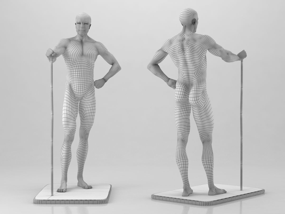 human body Free 3D model_5