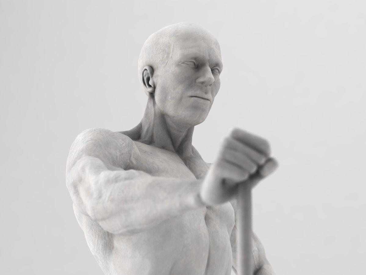 human body Free 3D model_3