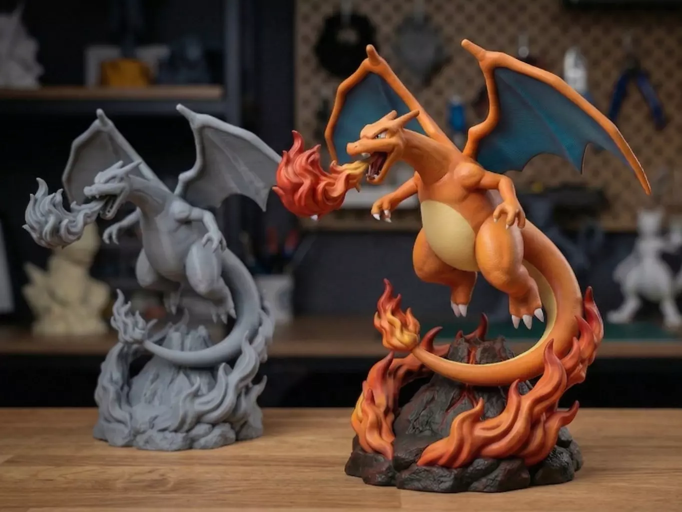 Charizard Diorama 3D print model