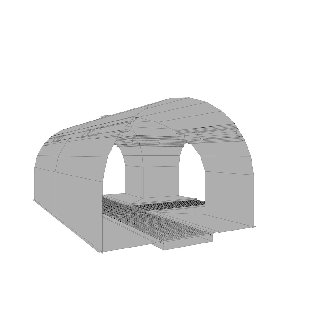 Sewer Low-poly 3D model_15