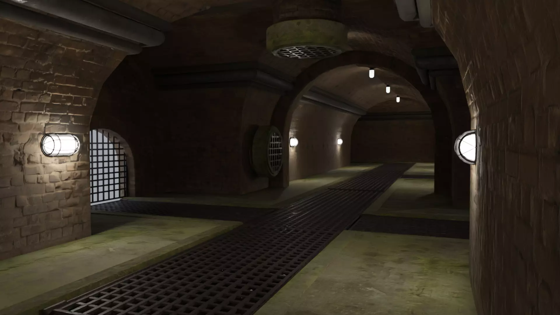 Sewer Low-poly 3D model_0