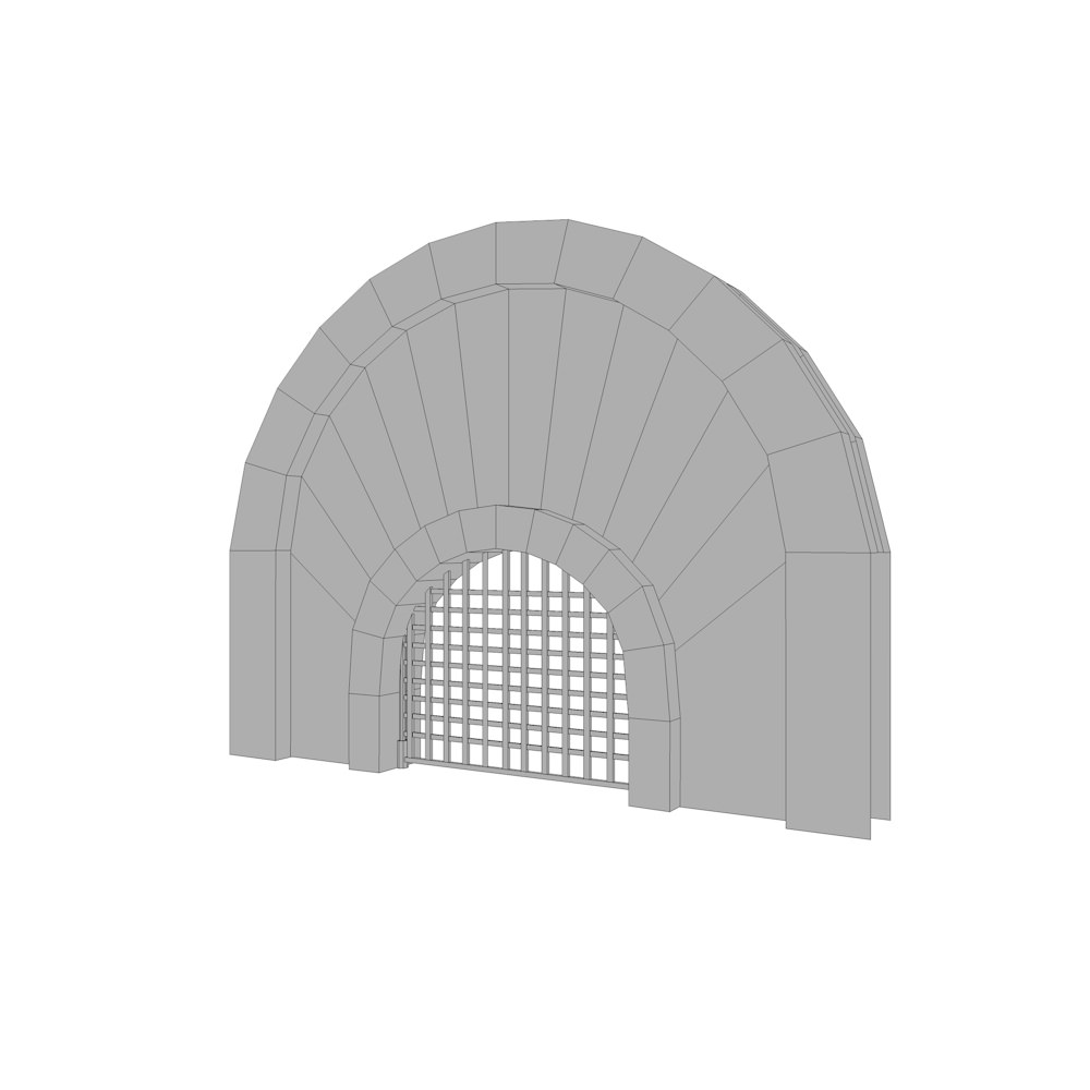 Sewer Low-poly 3D model_20