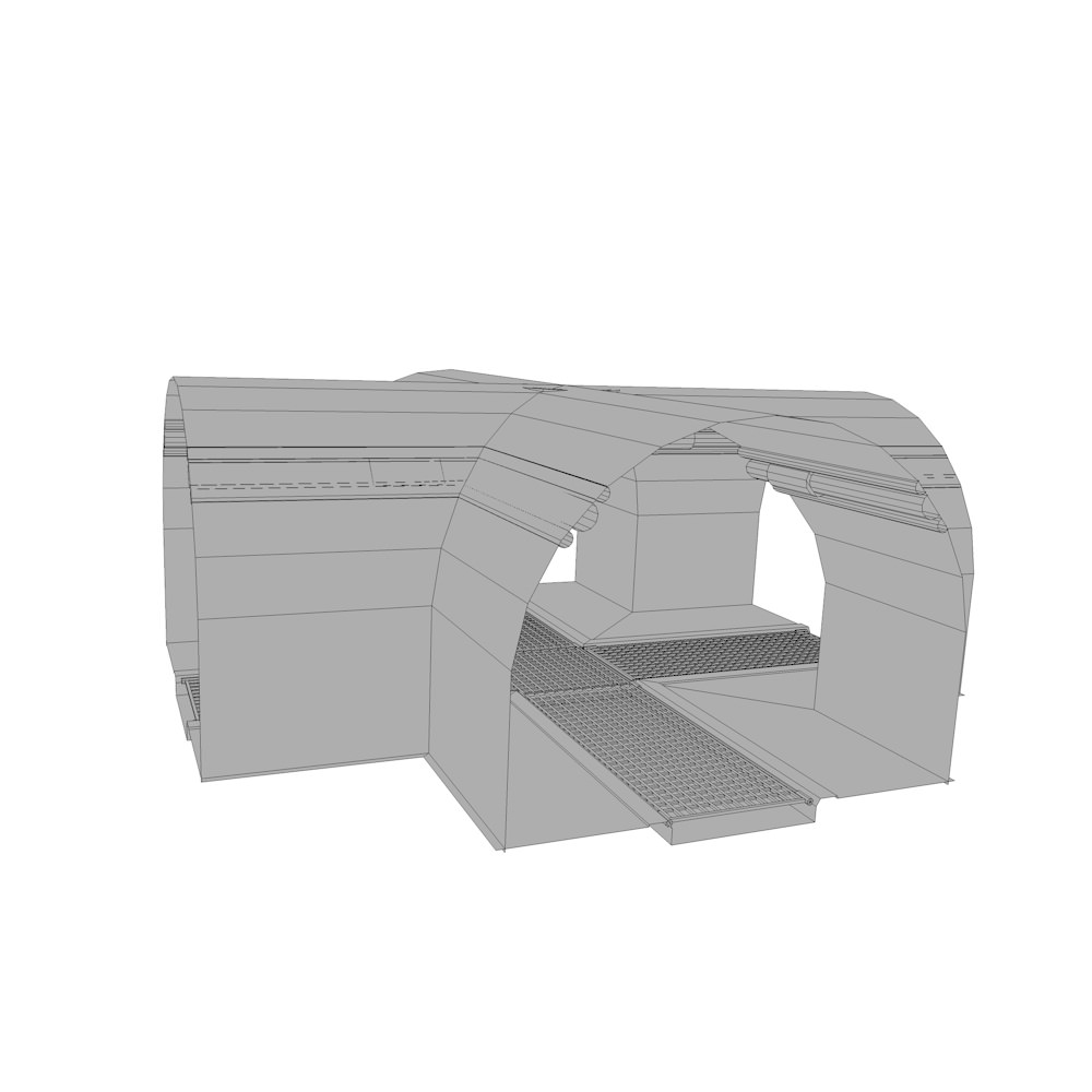 Sewer Low-poly 3D model_17