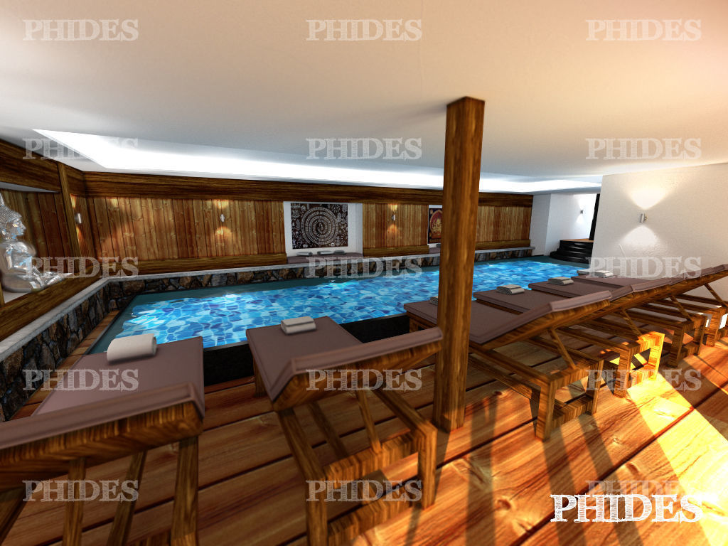 Swimming pool 3D model_3