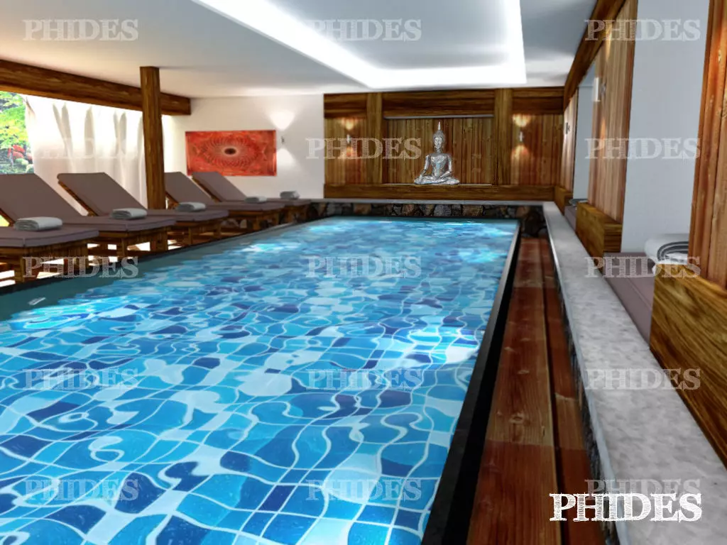 Swimming pool 3D model_0
