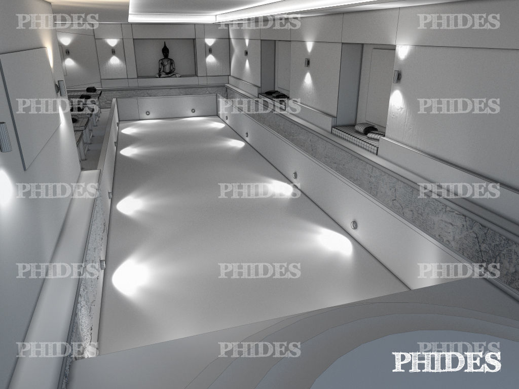 Swimming pool 3D model_9