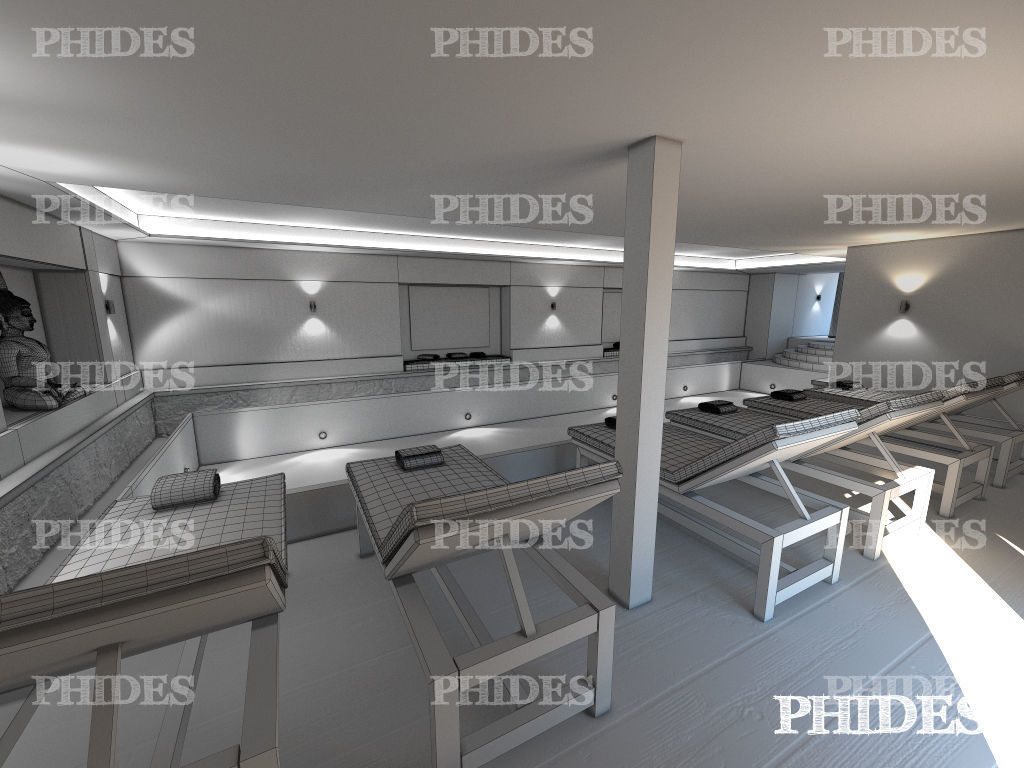 Swimming pool 3D model_6