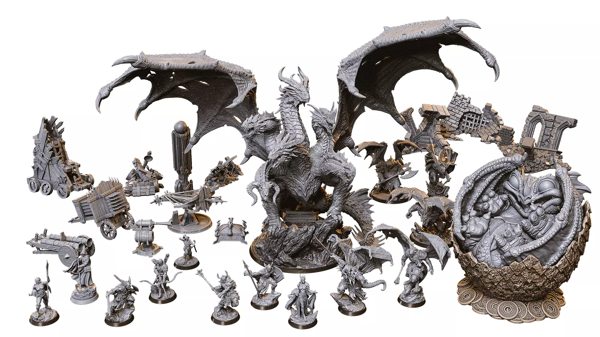 Rise of Draconians - The complete Collection 3D print model