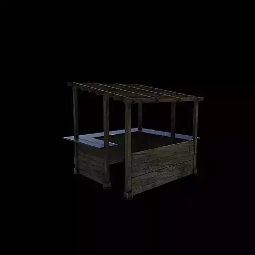 Outdoor Bar 02 3D model 6