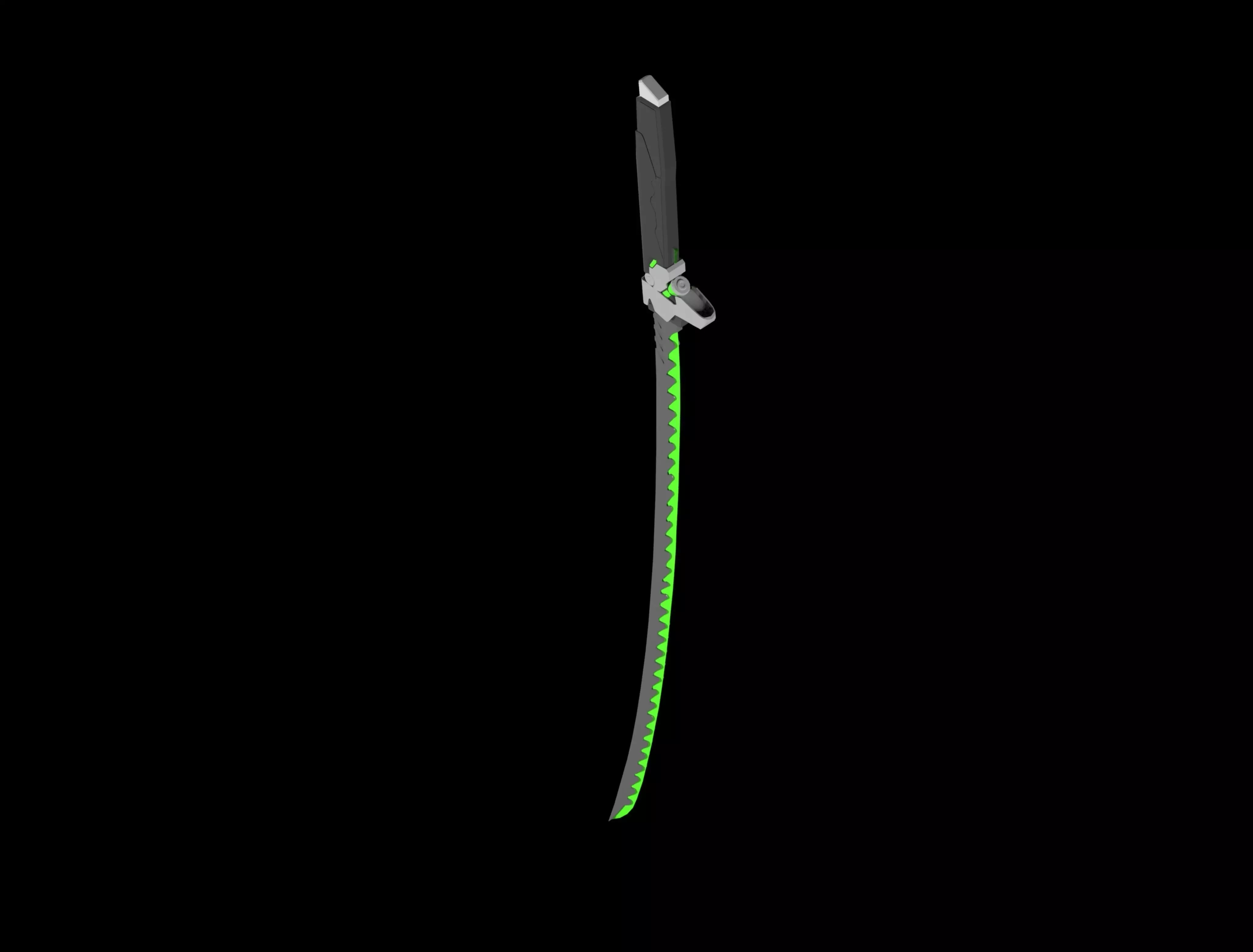 Genji Sword-Overwatch Low-poly 3D model_0