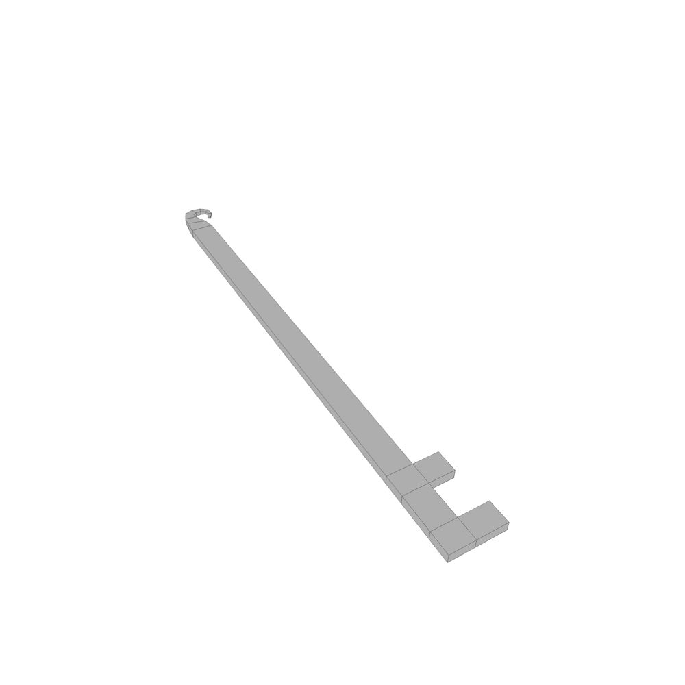 Blacksmith Tools Low-poly 3D model_13